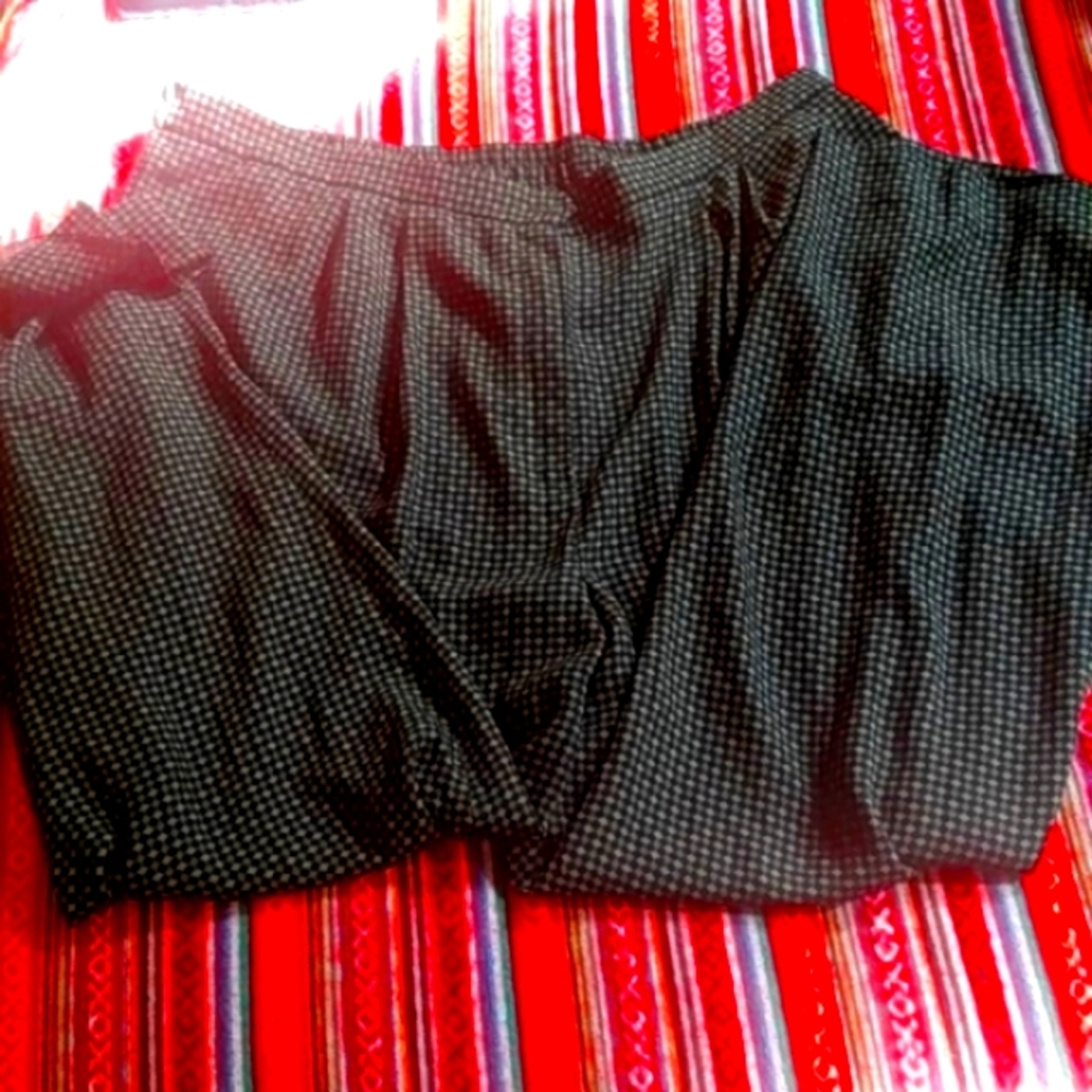 Vintage JH Collections abstract Print Dress Pants 24W